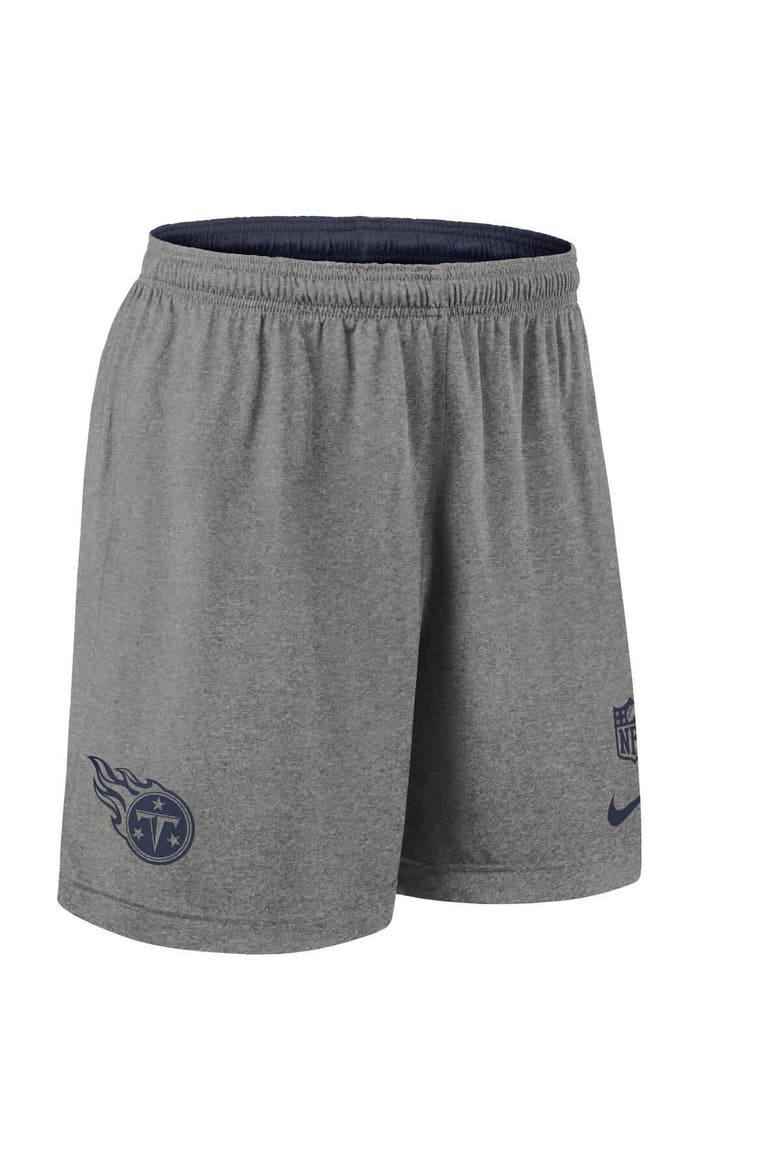 Men's Nike Navy Tennessee Titans Sideline Reversible Performance Shorts, Alternate, color, Navy