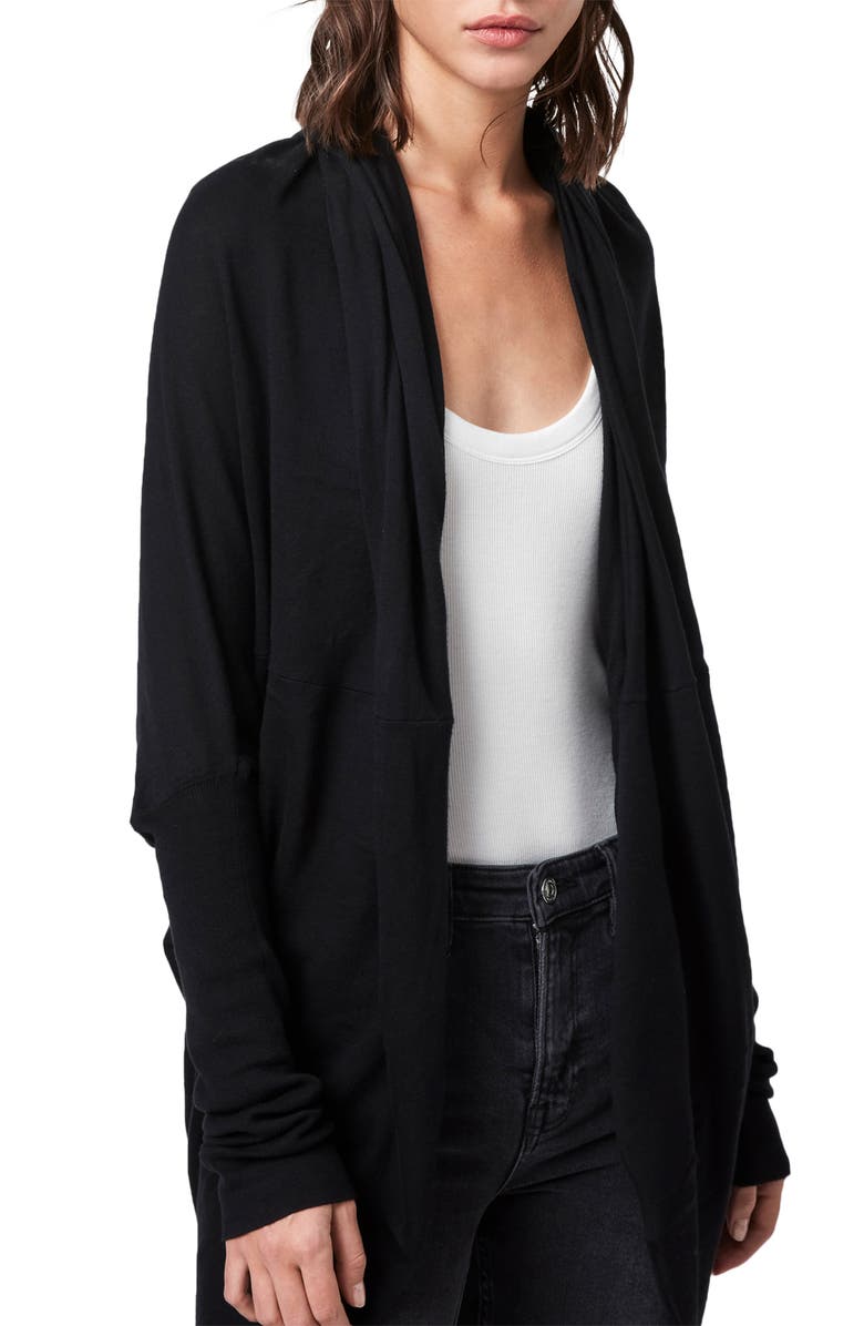 AllSaints Itat Shrug Cardigan, Main, color, 