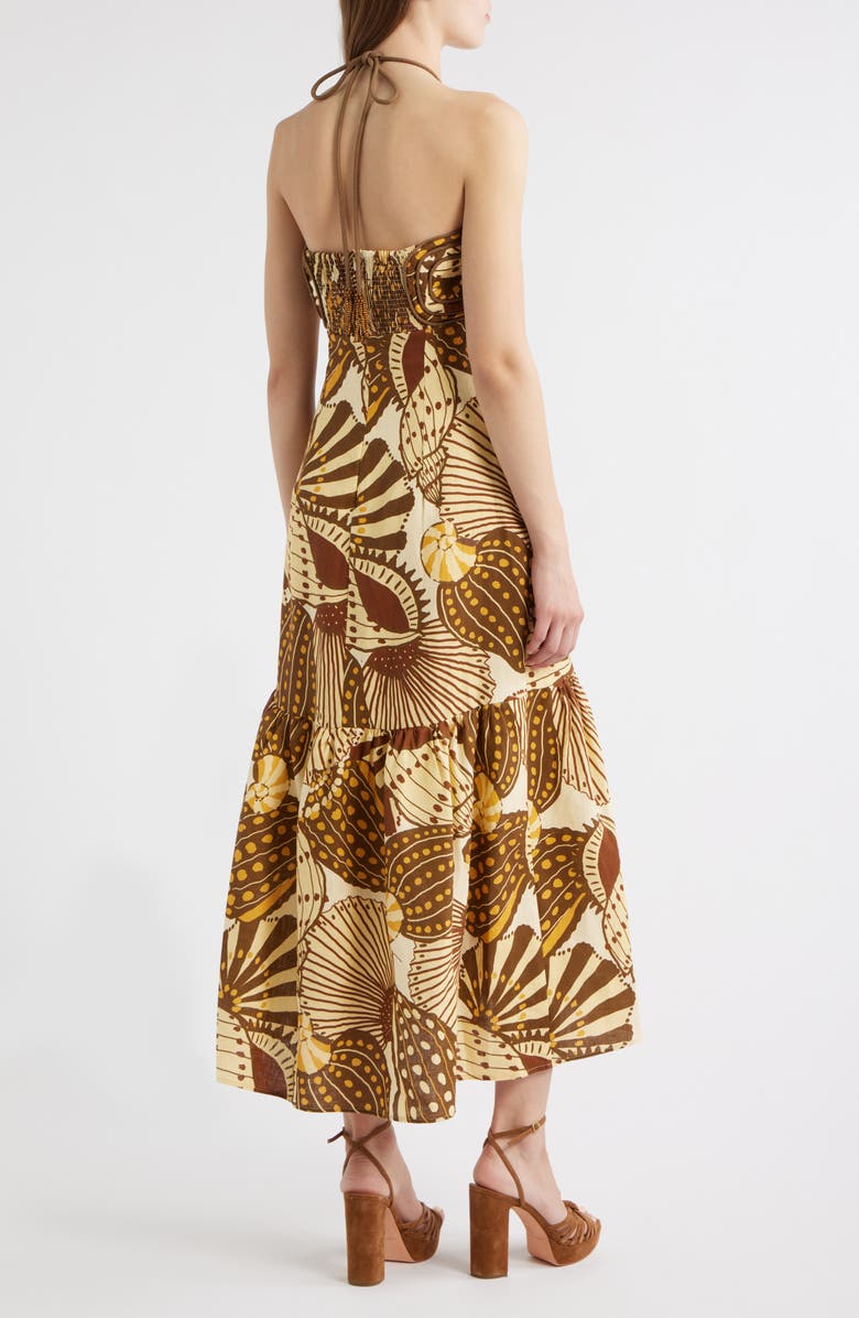 Shell Mix Sand Linen Dress