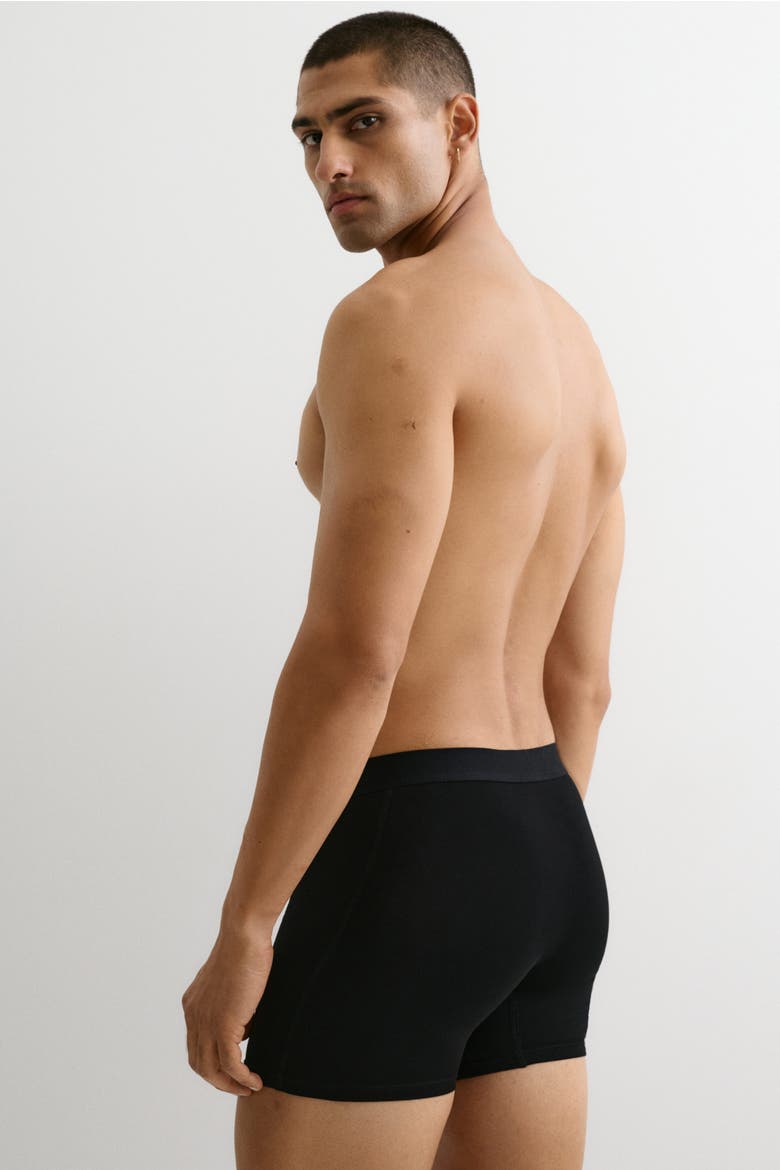 10-pack Mid Trunks With Lycra®, Alternate, color, Black