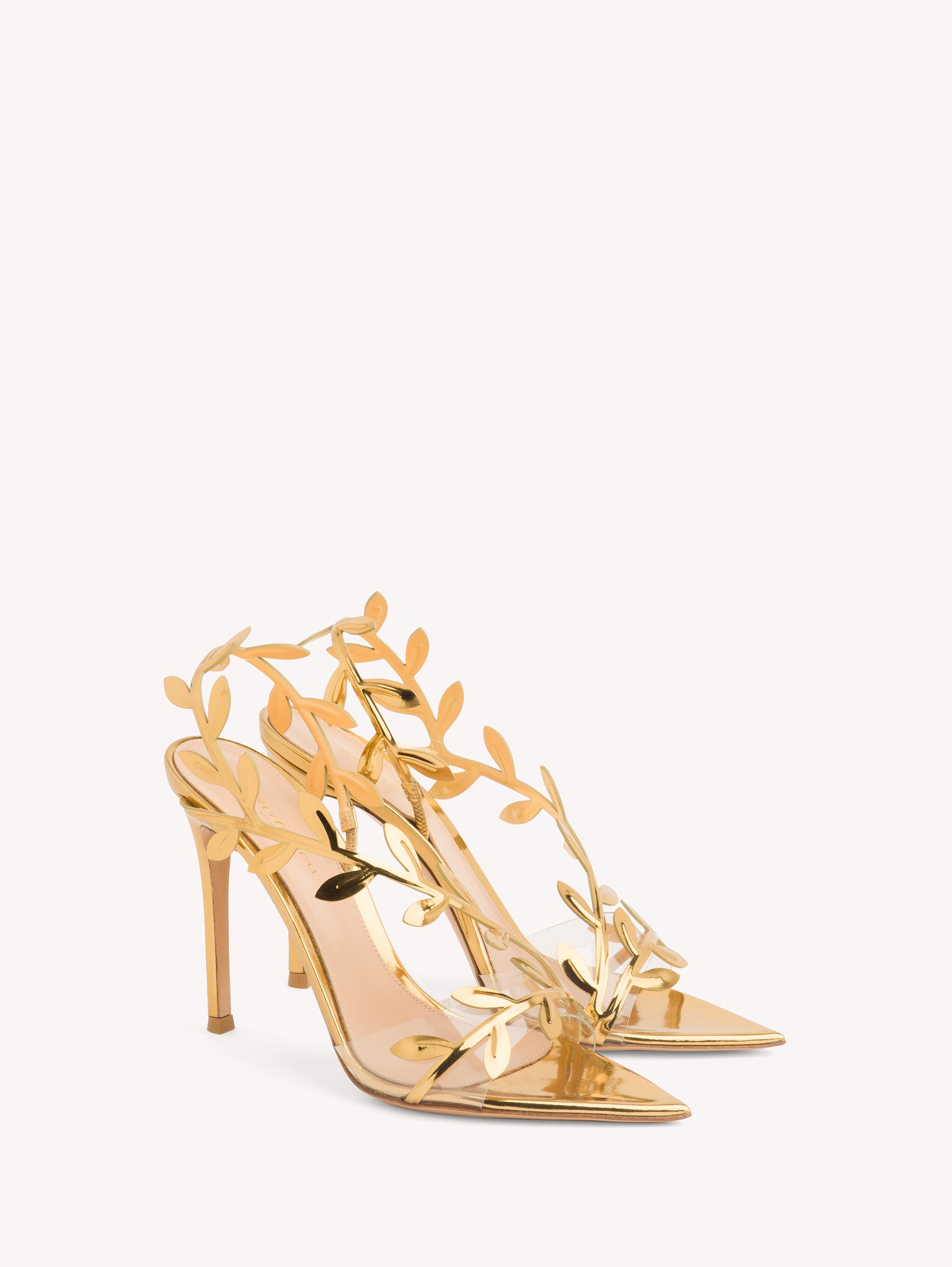 Gianvito Rossi Flavia Sandal, Alternate, color, Gold