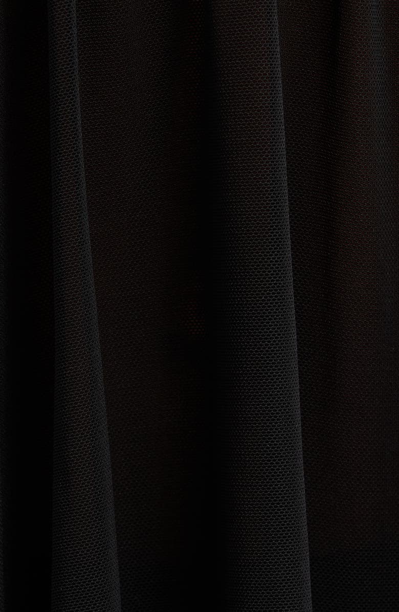 KILO BRAVA Lace & Mesh Babydoll Chemise, Alternate, color, Black