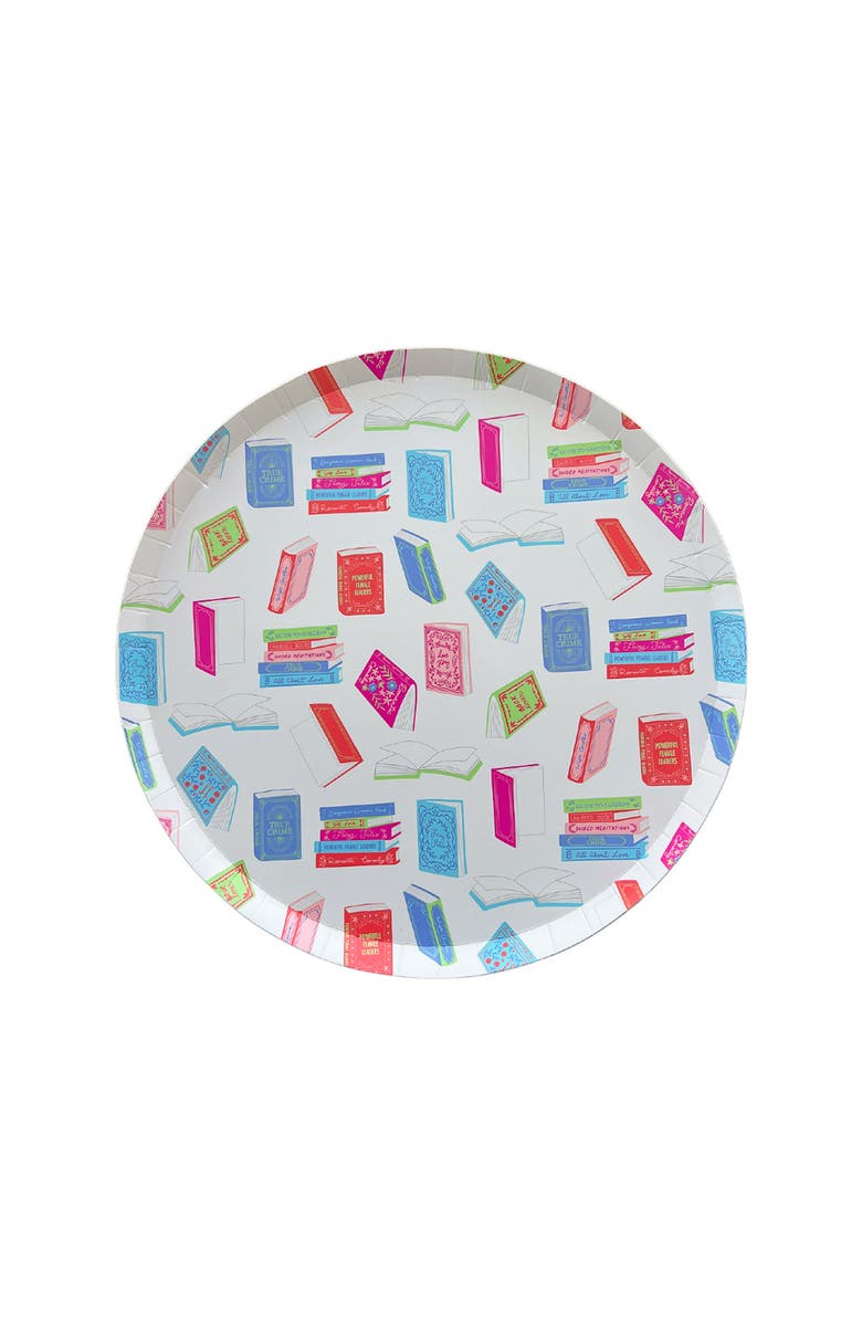 Jollity & Co Book Club Dessert Plates, Main, color, Assorted Pre-Pack