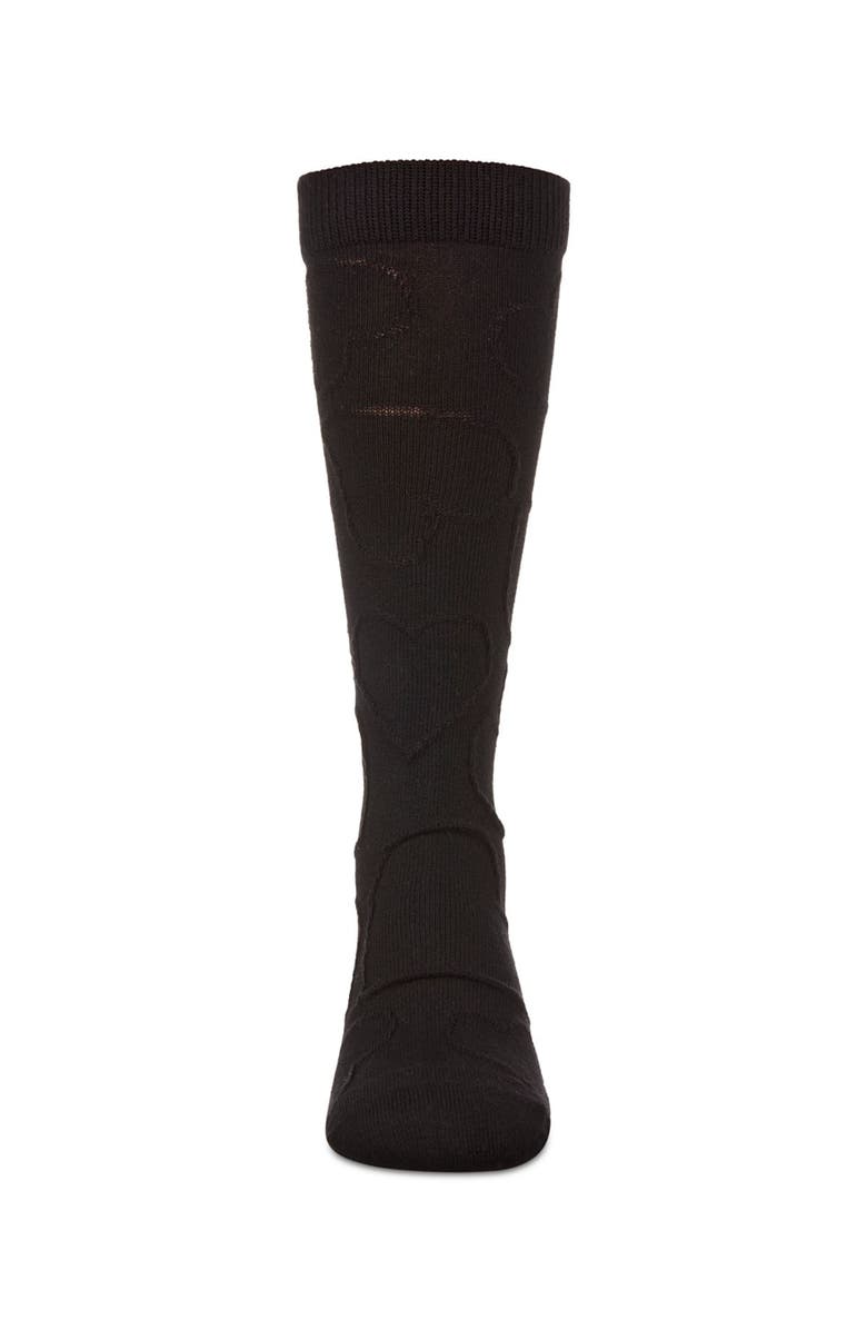 MeMoi Stretch Multi Heart Design Knee Sock, Alternate, color, 