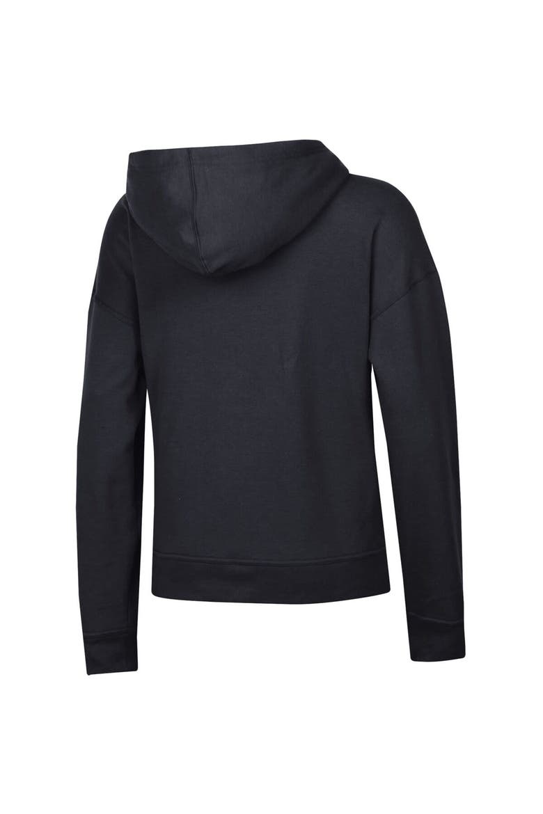 Women's Champion Black Ohio State Buckeyes Powerblend Fleece Pullover Hoodie, Alternate, color, Black