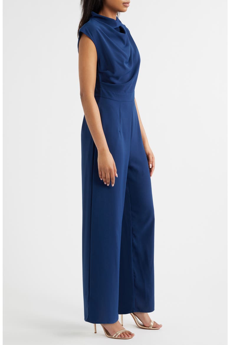 Lilou Wide Leg Jumpsuit, Alternate, color, BLUE