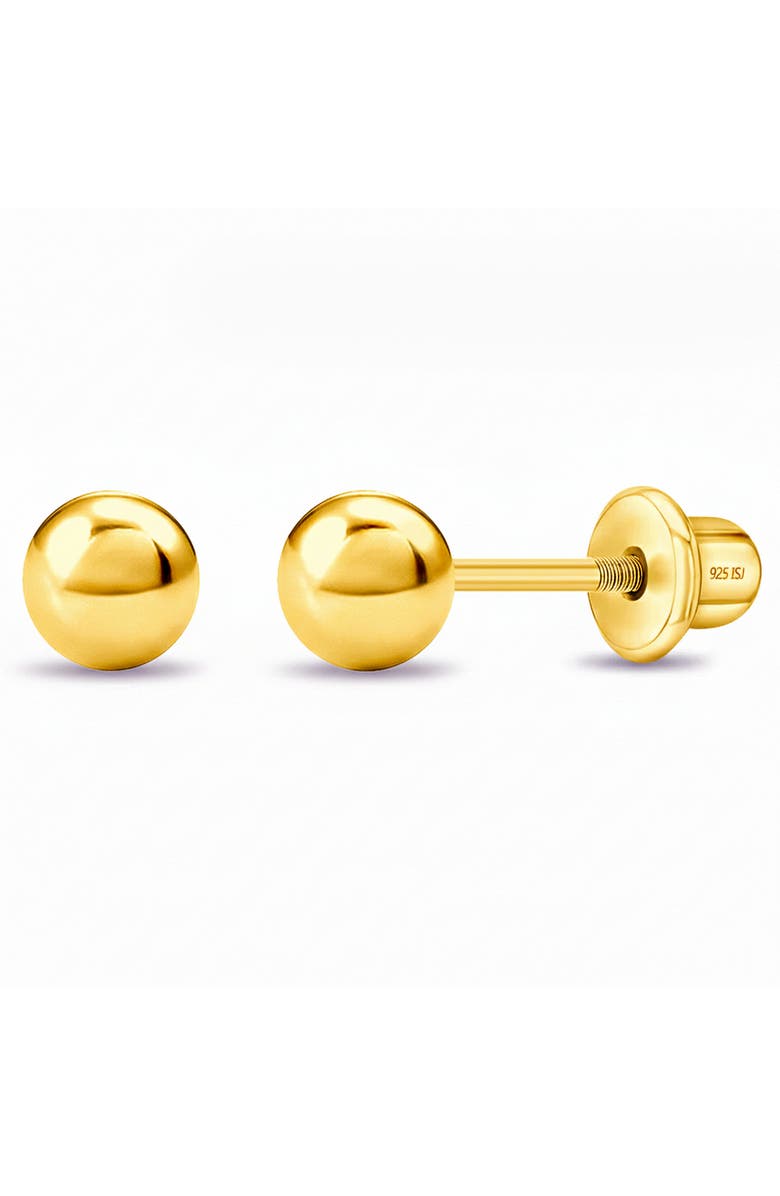 In Season Jewelry Polished Ball Earrings, Main, color, Gold