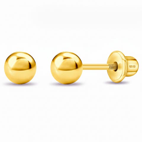 Polished Ball Earrings