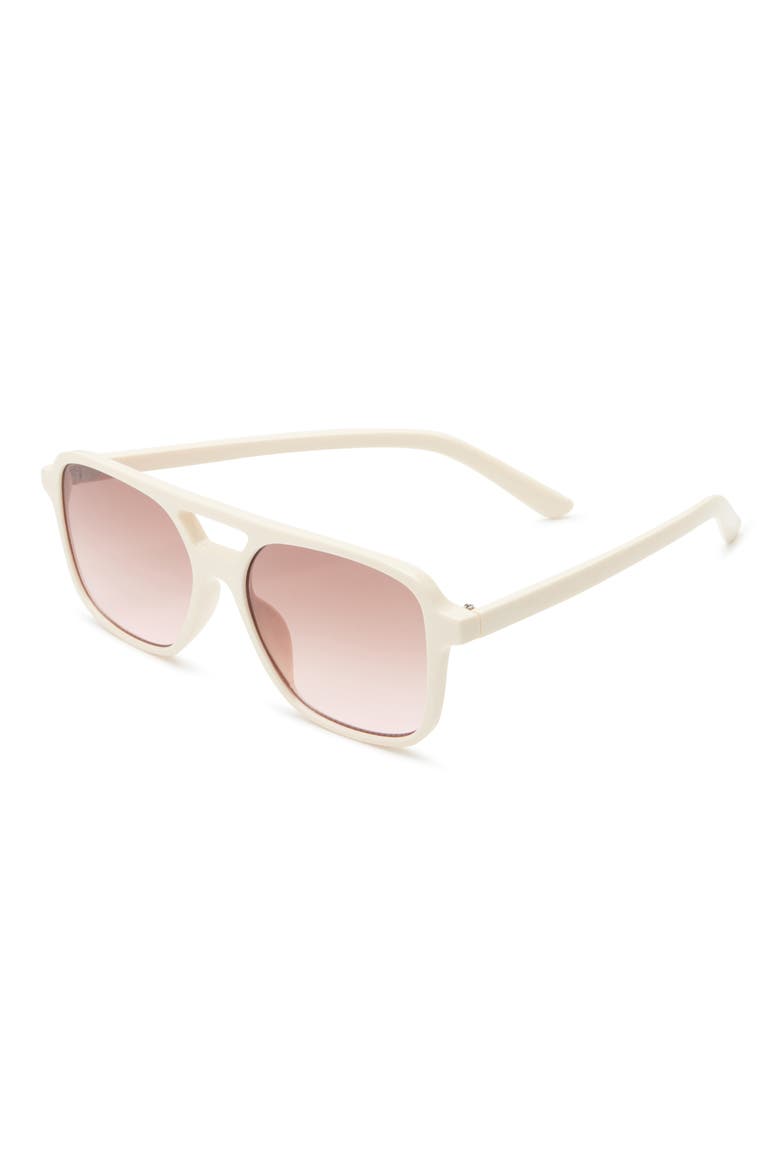 Aviator Sunglasses, Alternate, color, CREAM