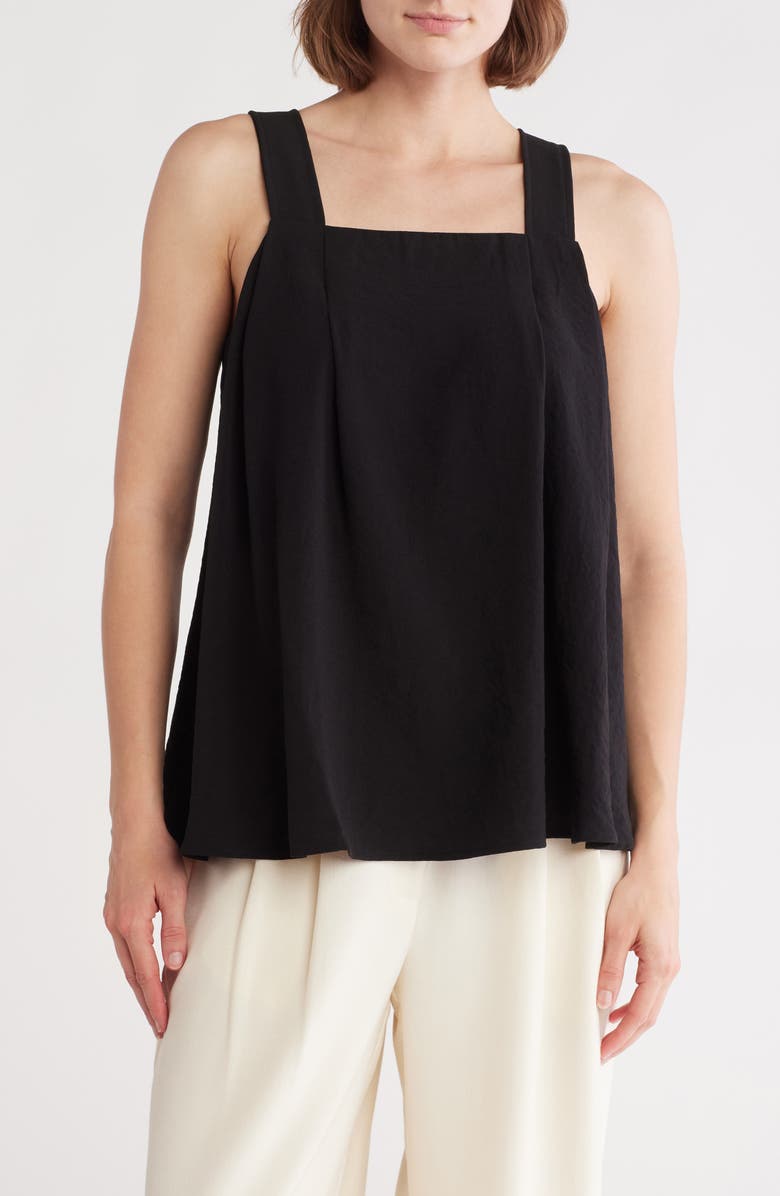 PATRIZIA LUCA A-Line Tank, Main, color, Black