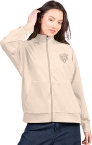 G-III 4HER BY CARL BANKS Women's G-III 4Her by Carl Banks Tan Chicago Bears Rookie Full-Zip Hoodie