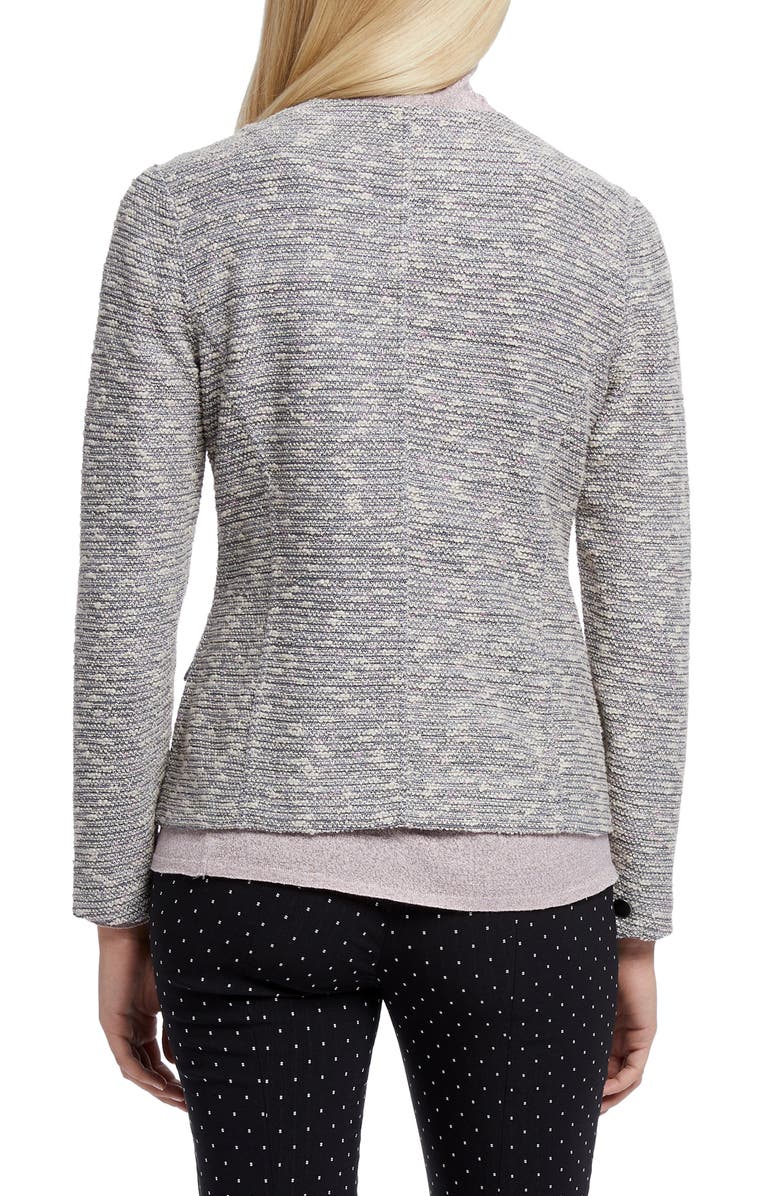 NIC+ZOE The Ritz Metallic Thread Cotton Blend Jacket, Alternate, color,