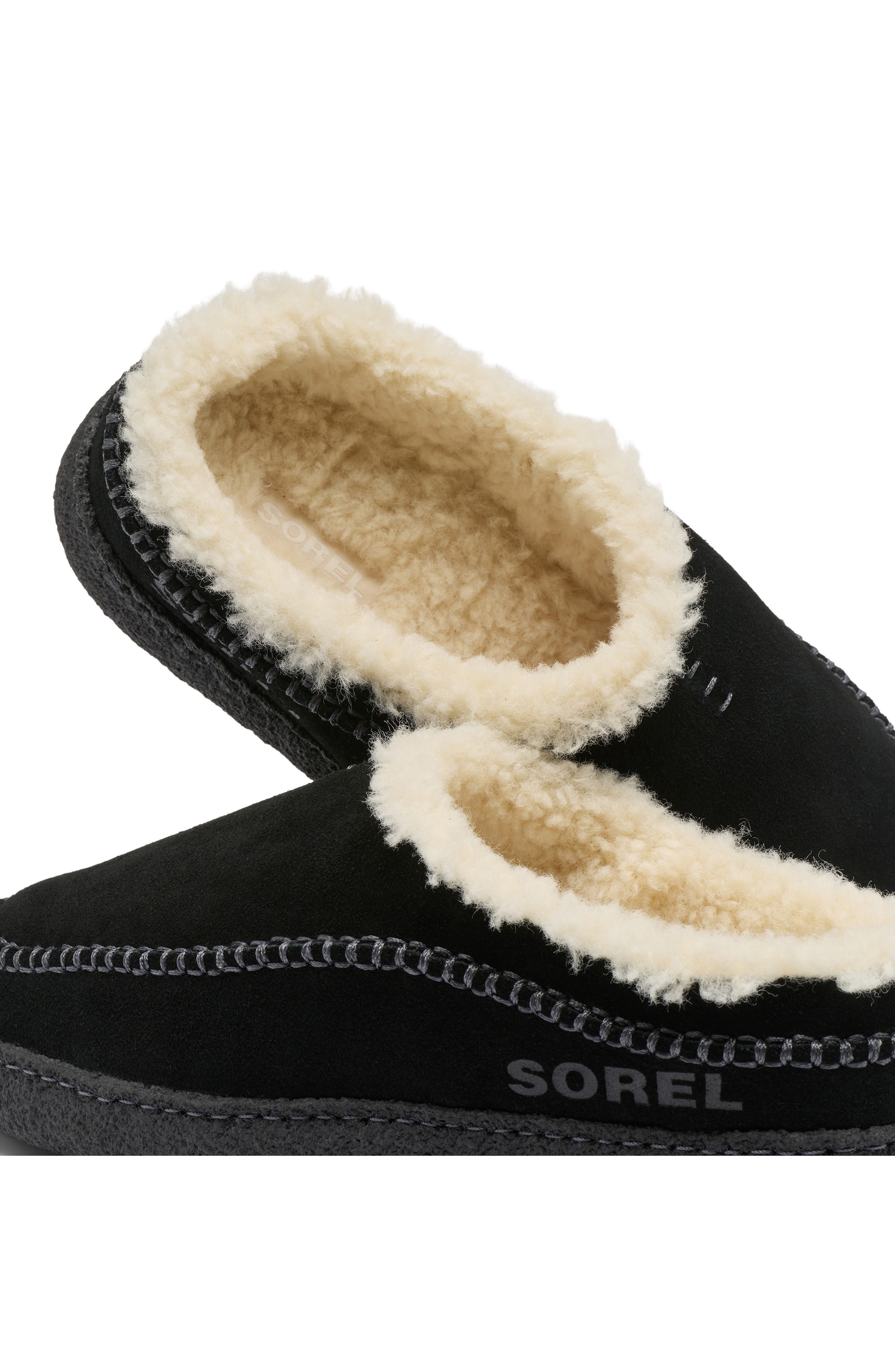 Falcon Ridge III Slipper, Alternate, color, BLACK/ JET