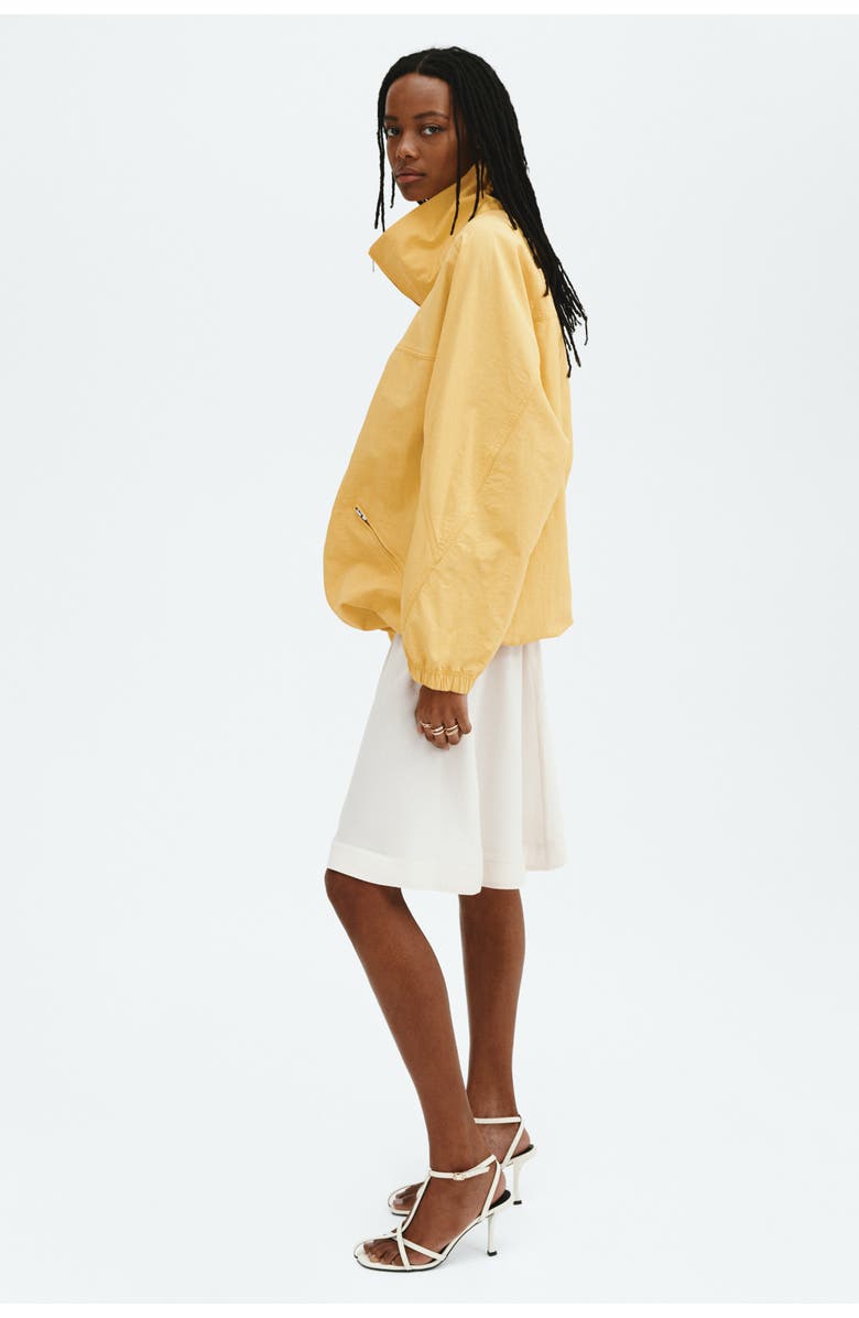 H&M Oversized nylon jacket, Alternate, color, Yellow