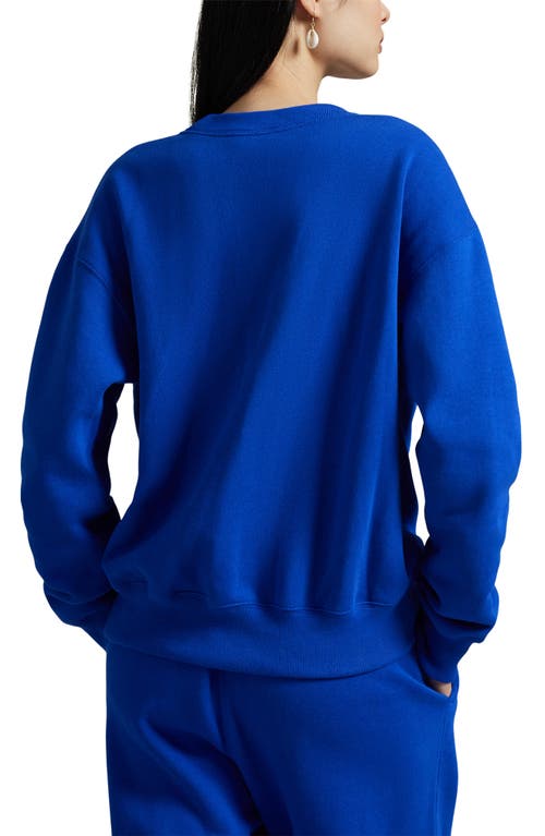 Polo Ralph Lauren Arctic Fleece Sweatshirt In Blue