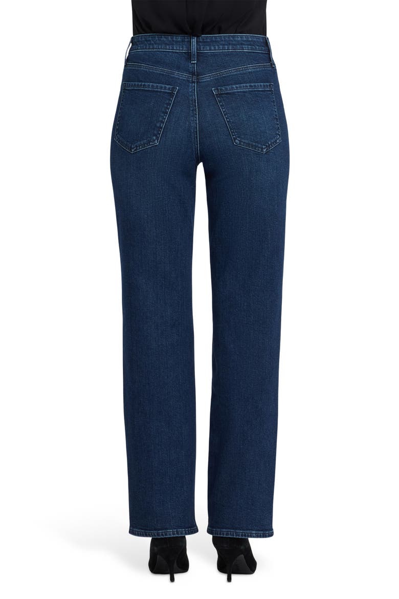 Rhinestone Ankle Straight Leg Jeans, Alternate, color, LOUVRE SAPPHIRE