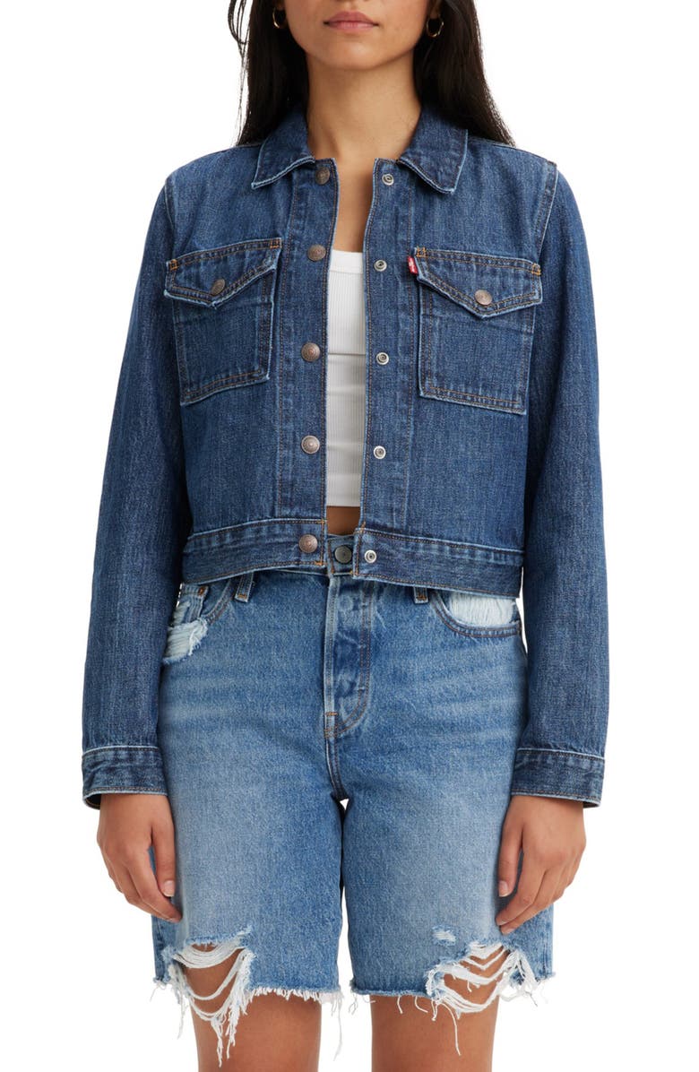 Levi's<sup>®</sup> Original Snap Trucker Jacket, Main, color,