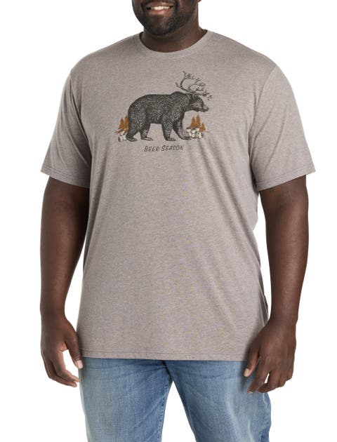 Big & Tall Beer Bear Graphic Tee