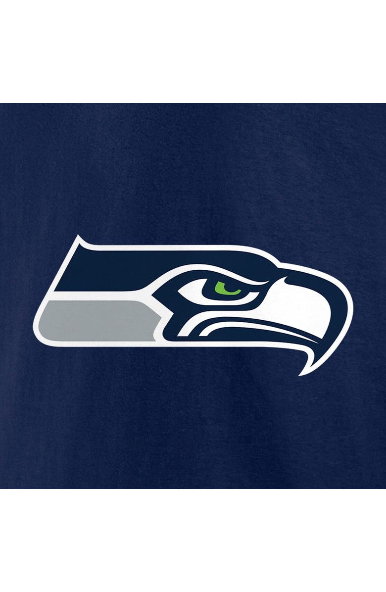 FANATICS Men's Fanatics Branded Geno Smith College Navy Seattle Seahawks Player Icon Name & Number T-Shirt, Alternate, color, 