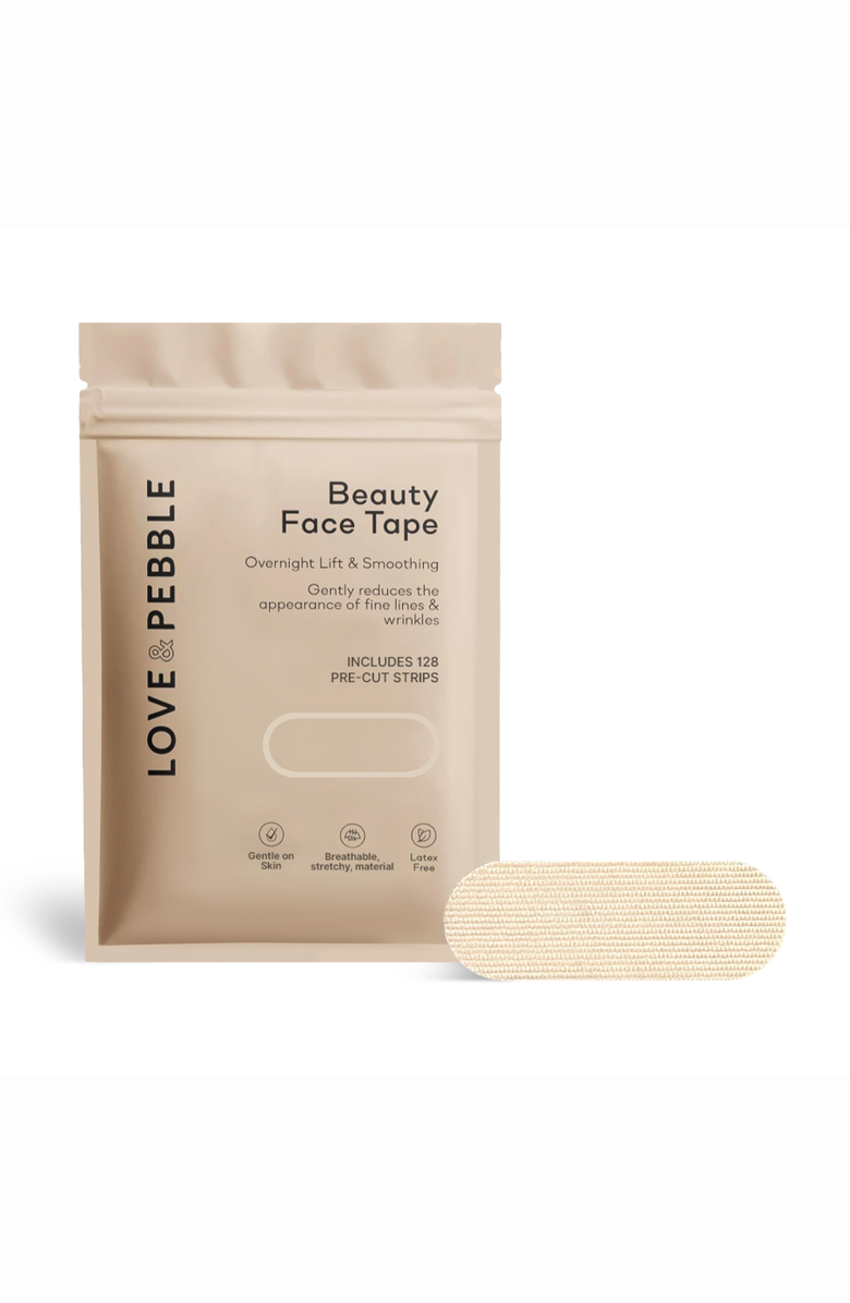 Love and pebble Beauty Face Tape, Main, color, Beige