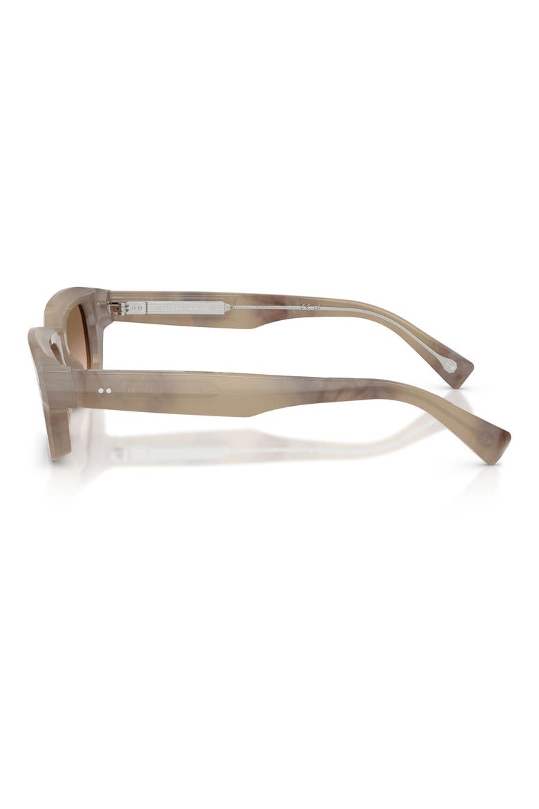 Marla 50mm Rectangular Sunglasses, Alternate, color, CASHMERE BEIGE
