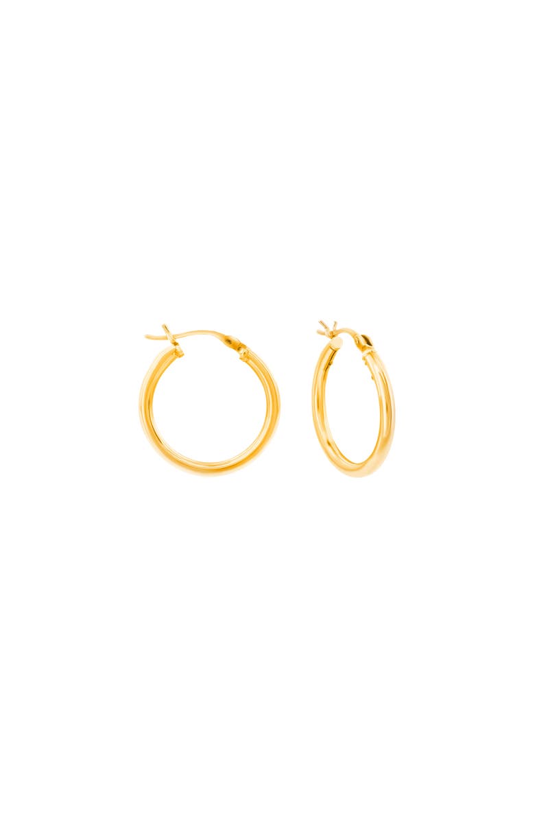 Donatello Gian 14K Gold Small 20MM Hoop Earrings, Main, color, 