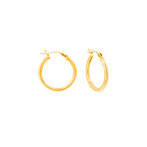 Donatello Gian 14k Gold Small 20mm Hoop Earrings In Gold