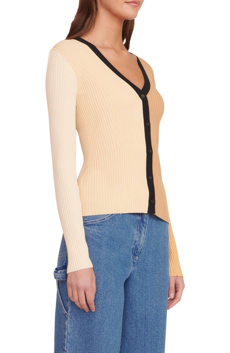 STAUD Cargo Colorblock Cardigan, Alternate, color,