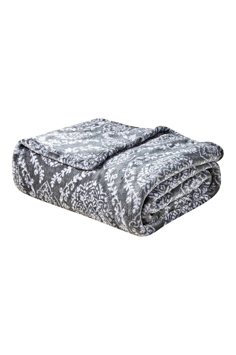 Plush Throw Blanket, Main, color, GRACEY