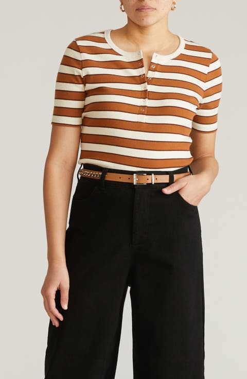 Stove Pipe Cotton Rib Henley (Regular & Plus)