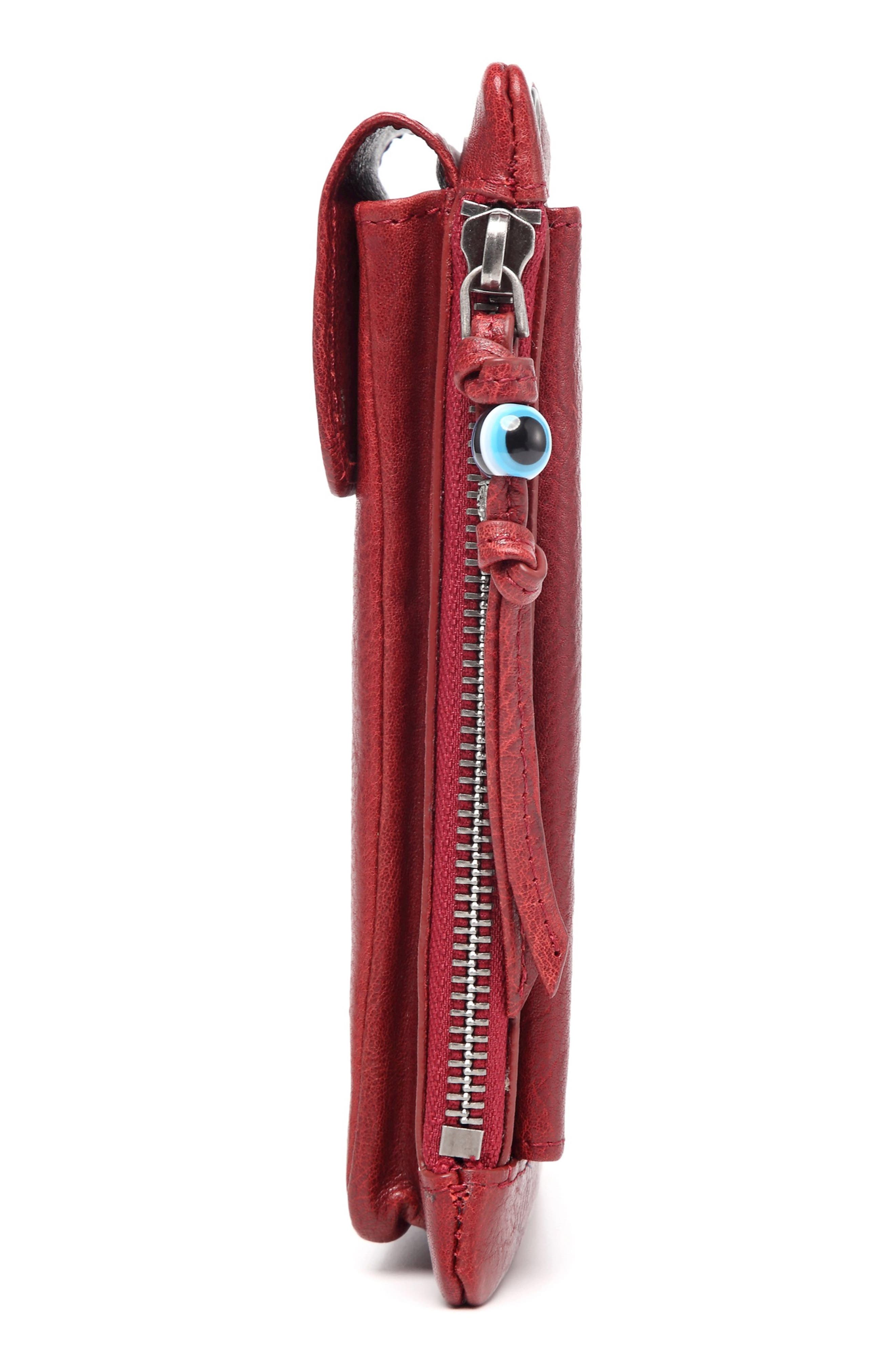 Northwood Crossbody Wallet, Alternate, color, RED