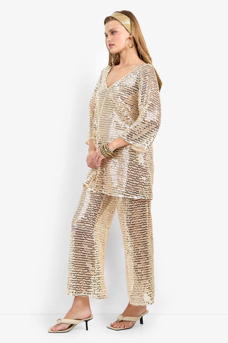 Guava Dress, Alternate, color, Bonita Beige