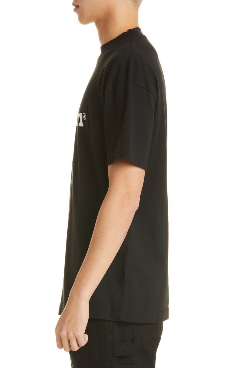 Palm Angels Men's Parrot Cotton Logo Graphic Tee, Alternate, color, 