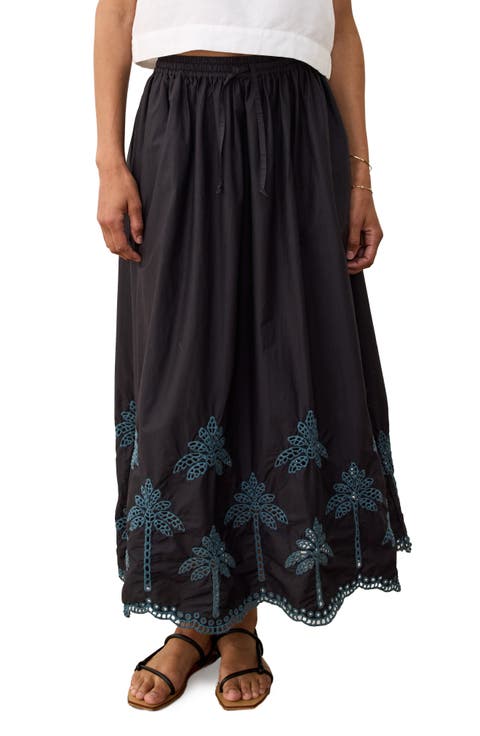 Ryland Eyelet Embroidered Skirt
