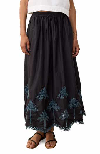 Marine Layer Ryland Eyelet Embroidered Skirt