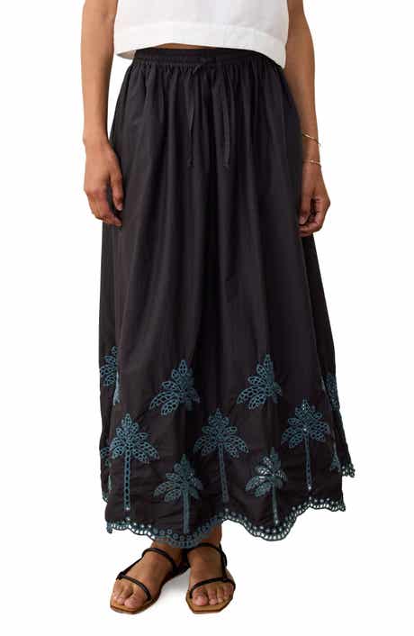 Marine Layer Ryland Eyelet Embroidered Skirt
