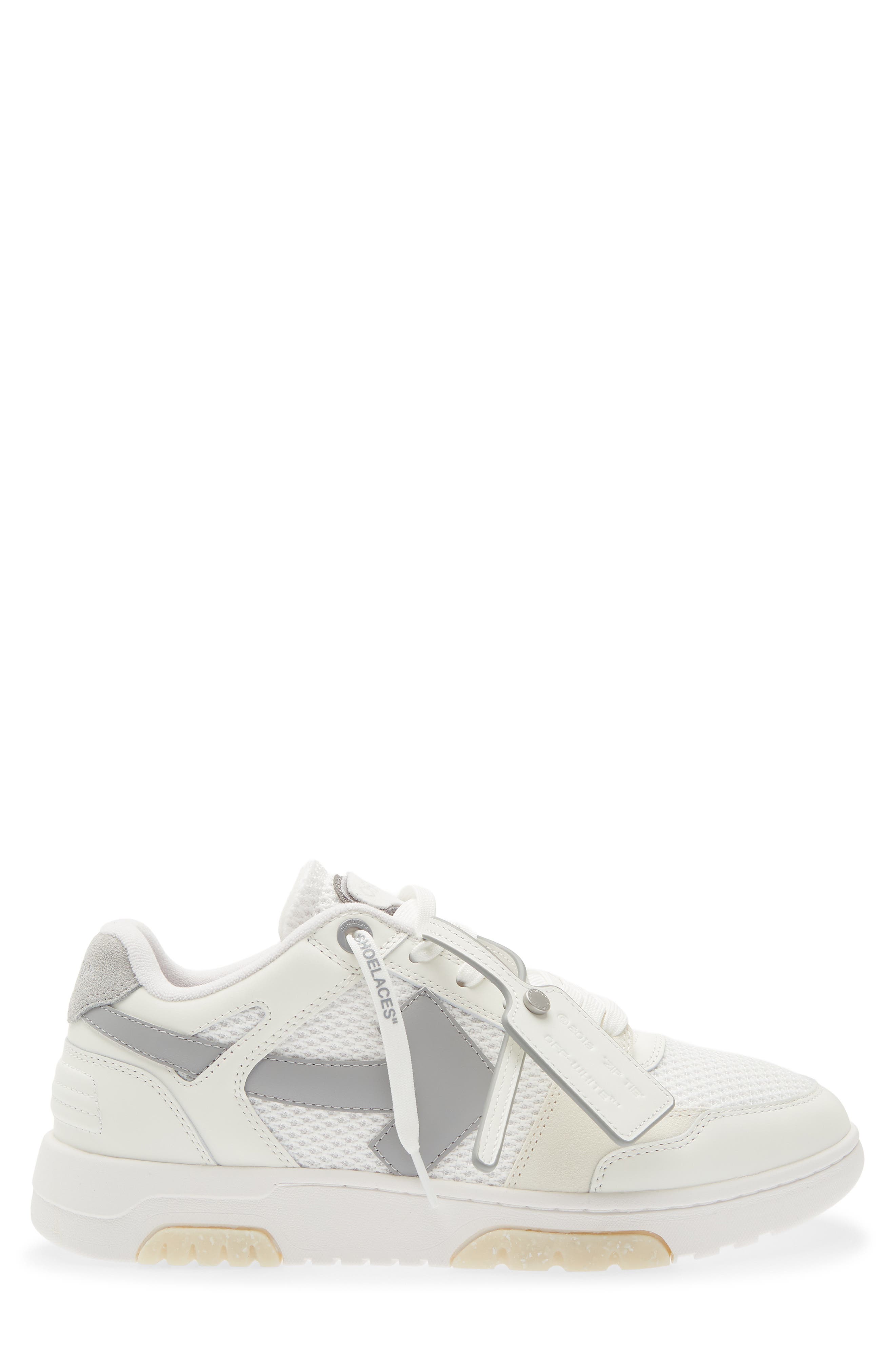 Slim Out of Office Sneaker, Alternate, color, WHITE - GREY