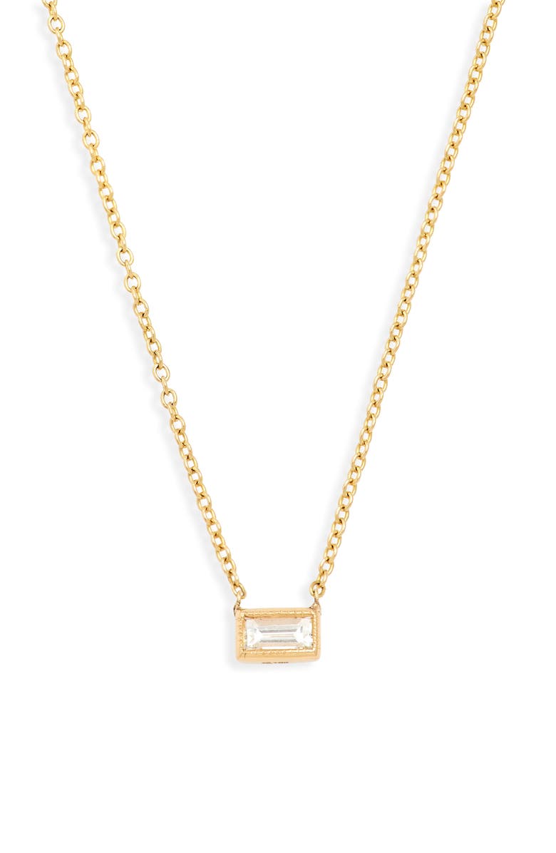 Sethi Couture Diamond Bezel Pendant Necklace, Main, color, 