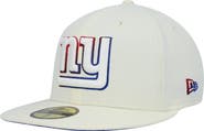 New Era Men's New Era Cream New York Giants Chrome Color Dim 59FIFTY Fitted Hat