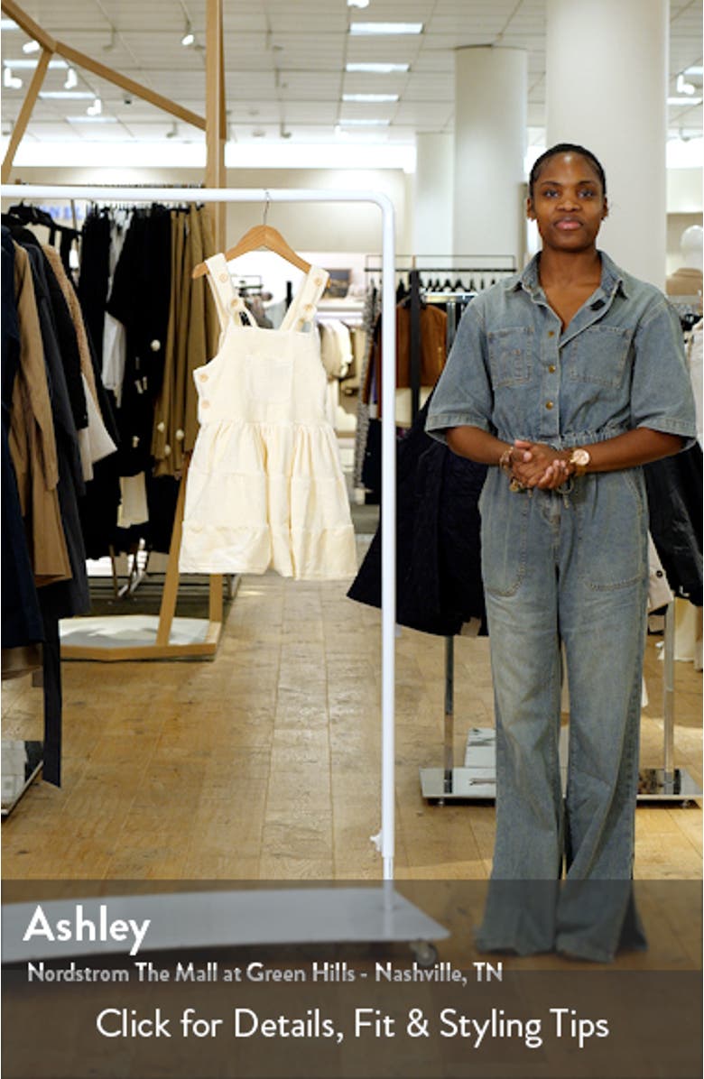 Kids' Corduroy Overall Dress, sales video thumbnail