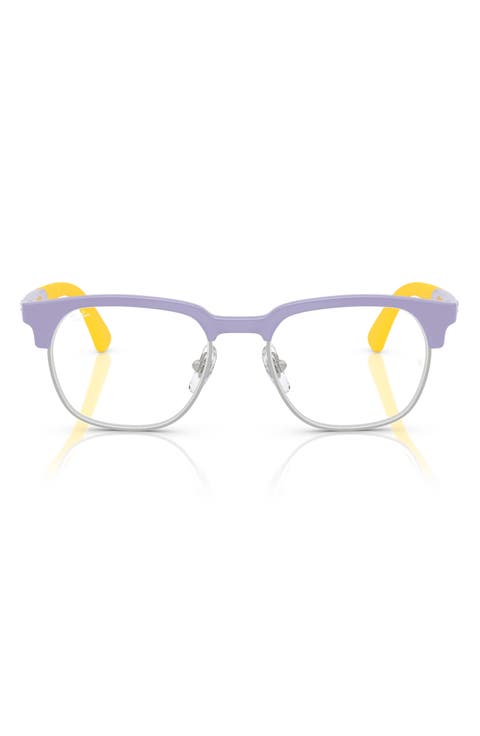 Kids' 48mm Square Optical Glasses