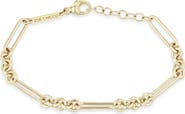Zoë Chicco Mix Paper Clip Rolo Chain Bracelet