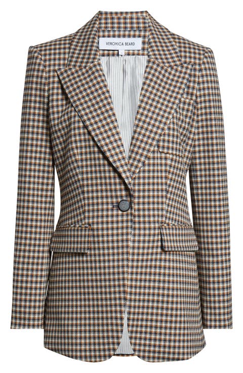 ジャケット・アウター Double Breasted Twill Long Blazer Women's Twill Blazers | Nordstrom