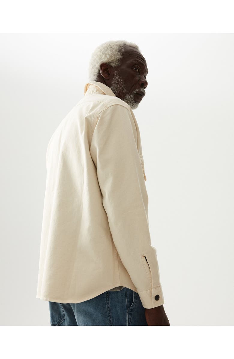Fortela Kenny 2.0 Cotton Overshirt, Alternate, color, Ecru