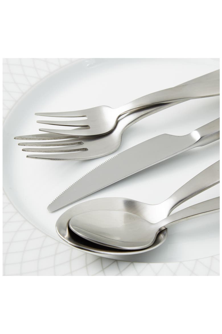 Leo Legacy 20-Piece Flatware Set, Alternate, color, SILVER