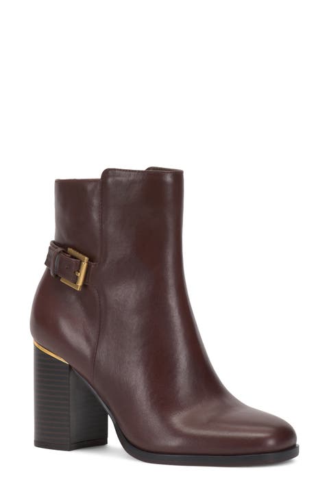 Melvani Leather Bootie