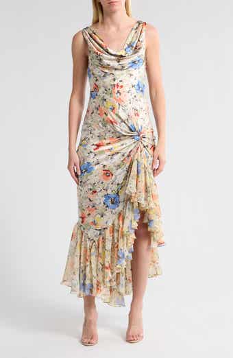 Cinq à Sept Ciara Floral Sleeveless Silk Dress