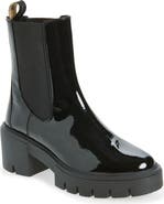 Stuart Weitzman Soho Leather Chelsea Bootie