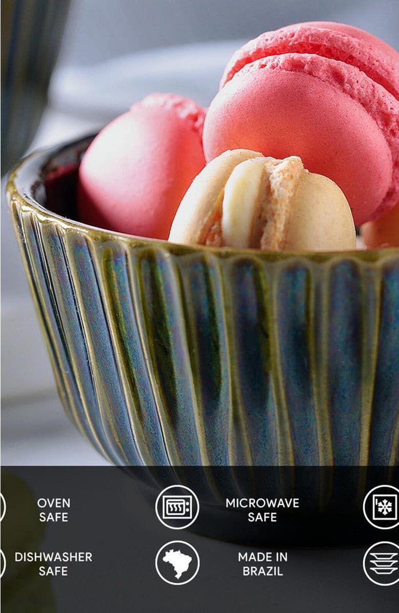 Porto Brasil Linhas Ramekin Set of 6, Alternate, color, Oceano