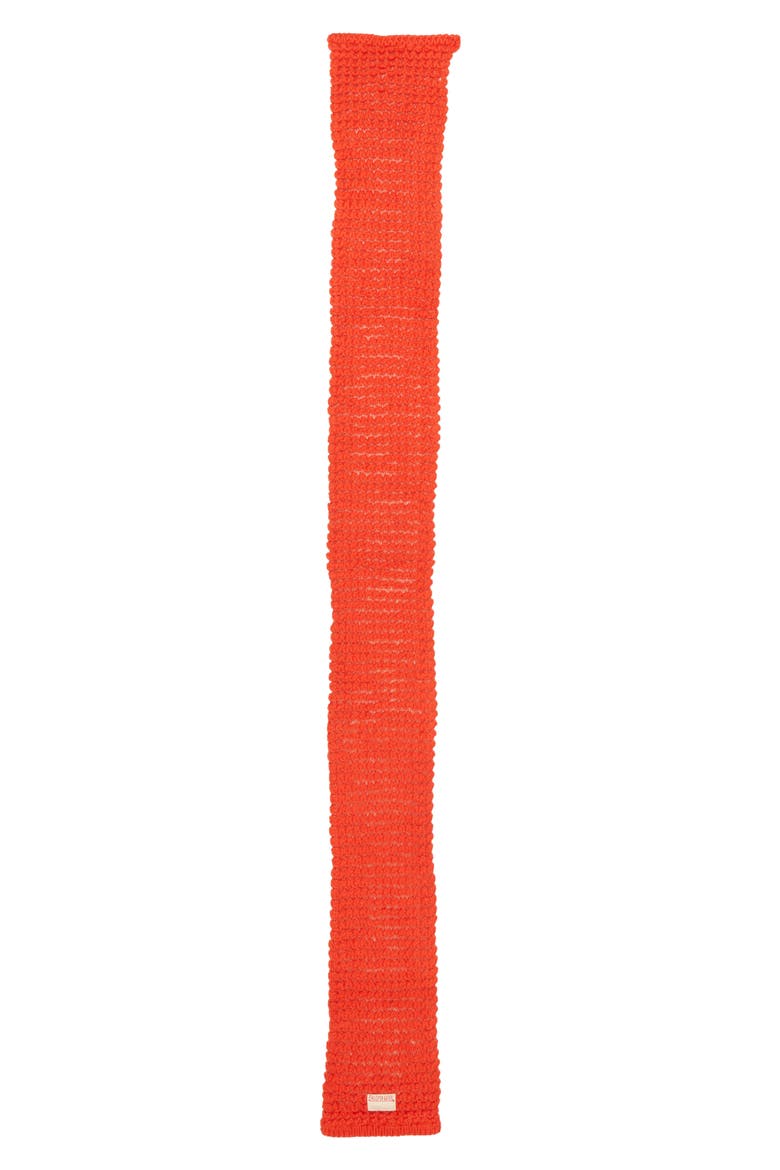 Guillao Merino Wool & Mohair Scarf, Main, color, RED